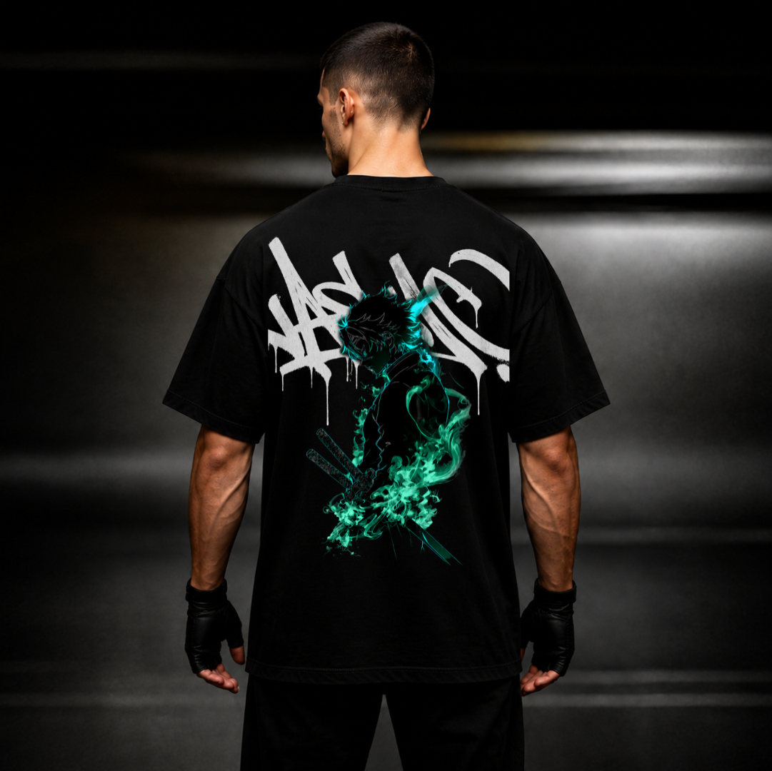 SANEMI / WIND BREATHING OVERSIZED T-SHIRT
