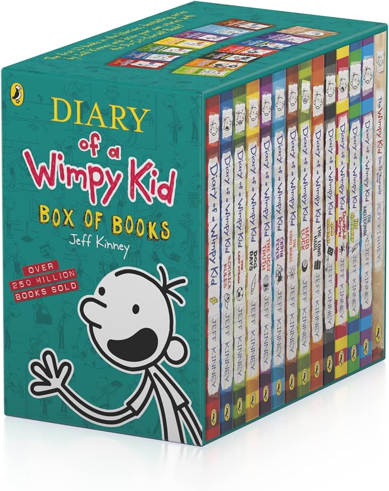 Diary of a Wimpy Kid Box of Books (1-13) Paperback ISBN: 9780241567418 - TAKURAI