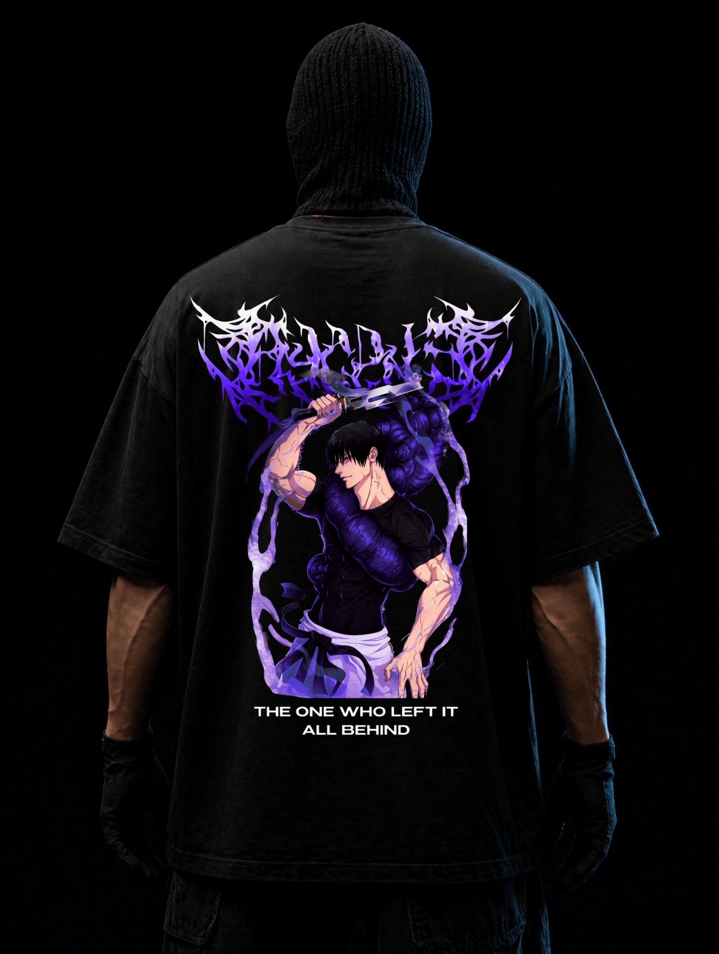 Jujutsu Kaisen : Toji Oversized T-Shirt | Left It All Behind - TAKURAI