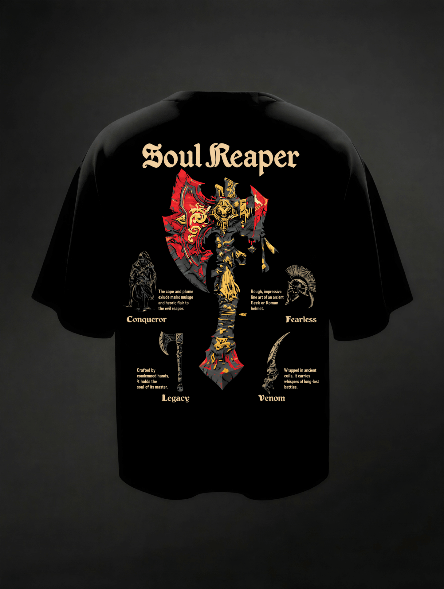 SOUL REAPER OVERSIZED TEE - TAKURAI