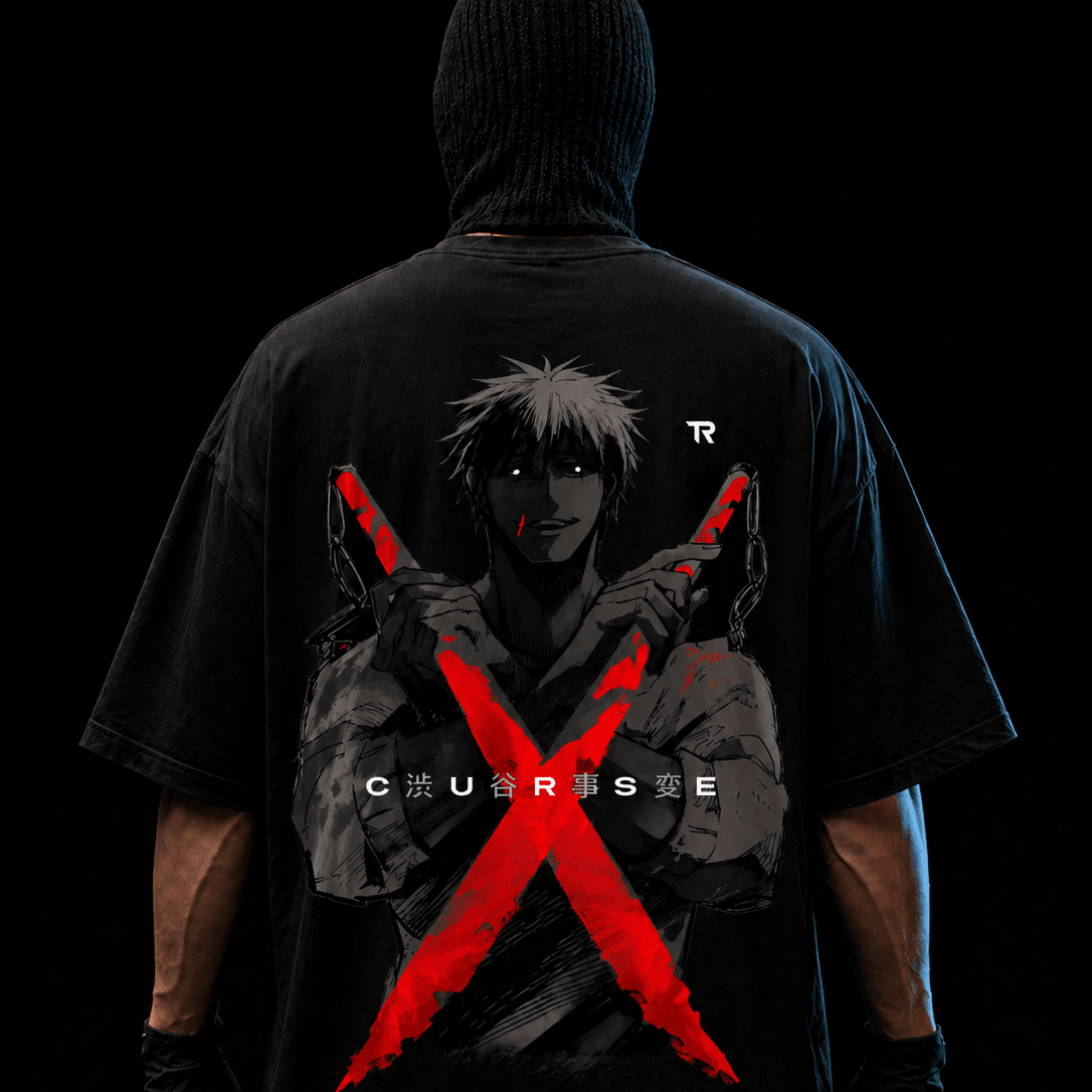 Toji Behind Oversized Tee - TAKURAI