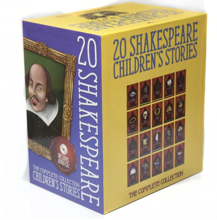 20 Children's Shakespeare Stories Hardback Set With Audio Cd's Hardcover - TAKURAI