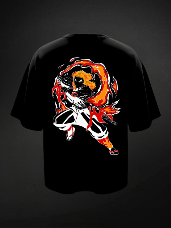 Flame Pillar - Oversized Tee