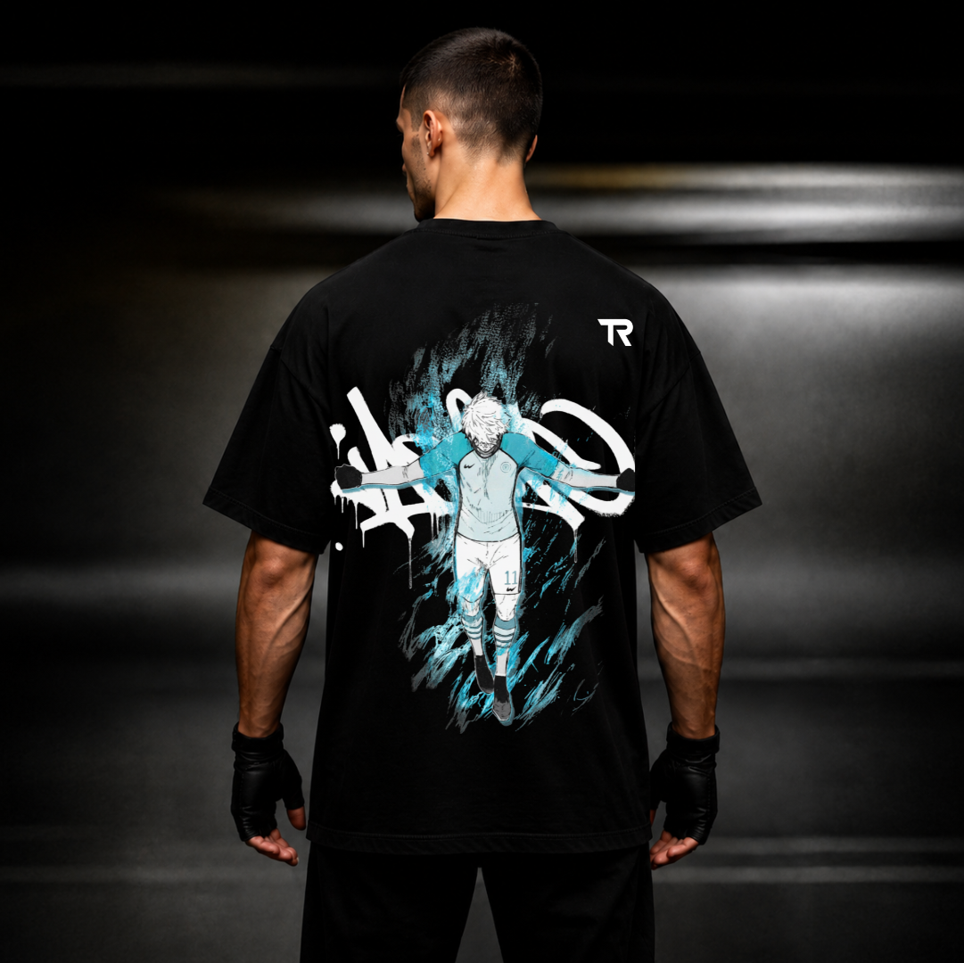 Flow State – Blue Lock Nagi Oversized Anime T-Shirt