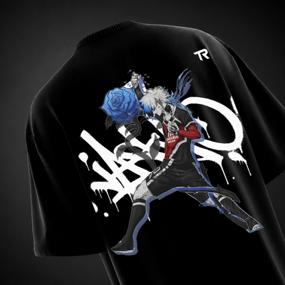 Blue Rose – Blue Lock Kaiser Oversized Anime Tee