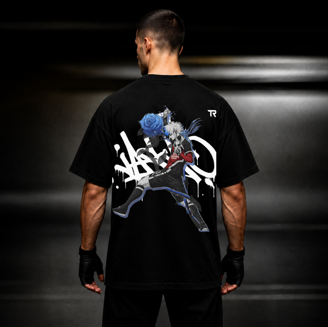 Blue Rose – Blue Lock Kaiser Oversized Anime Tee