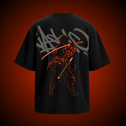 TANJIRO / BREATH OF THE SUN OVERSIZED T-SHIRT