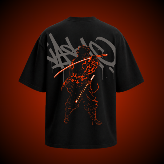 TANJIRO / BREATH OF THE SUN OVERSIZED T-SHIRT