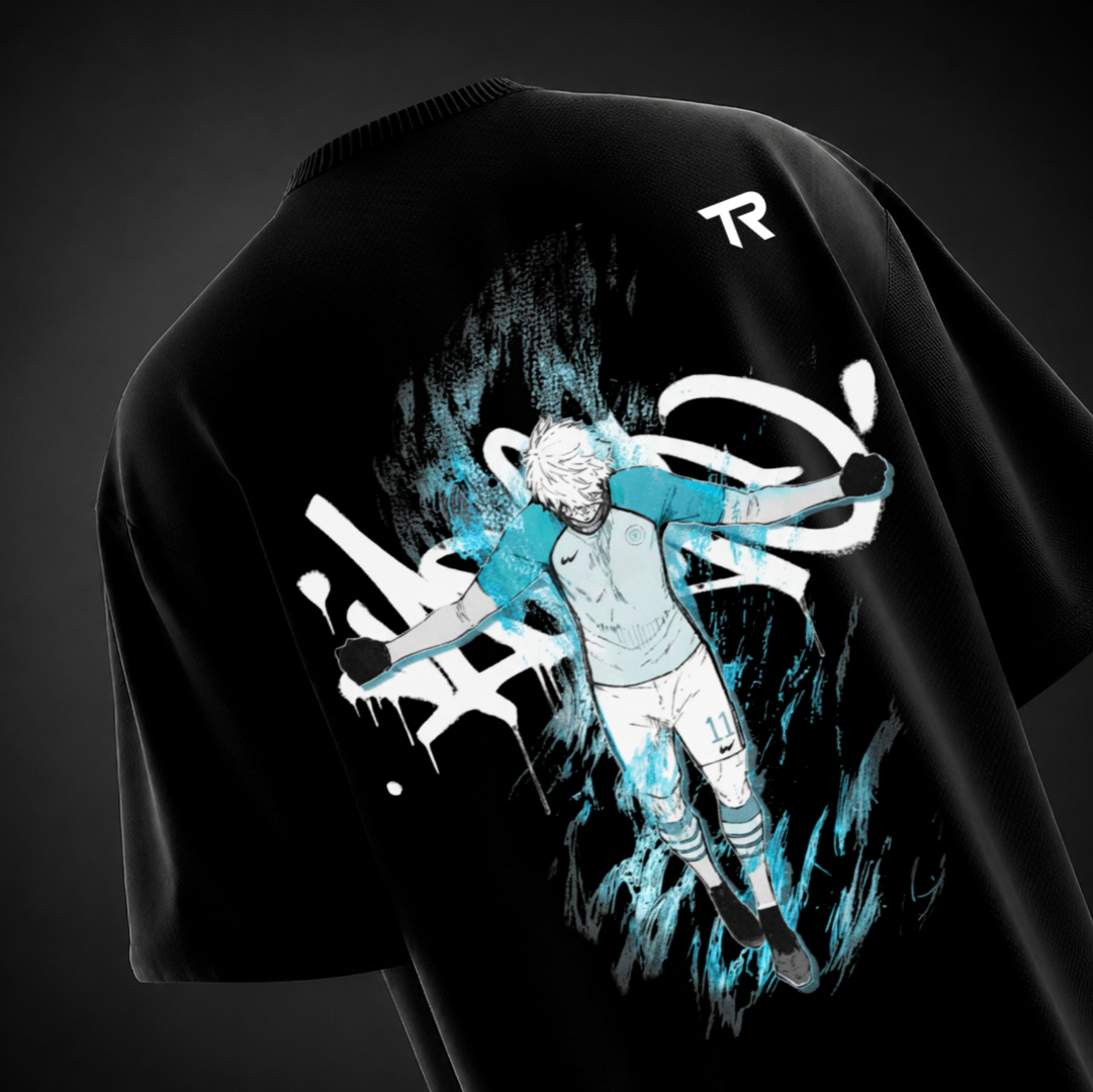 Flow State – Blue Lock Nagi Oversized Anime T-Shirt