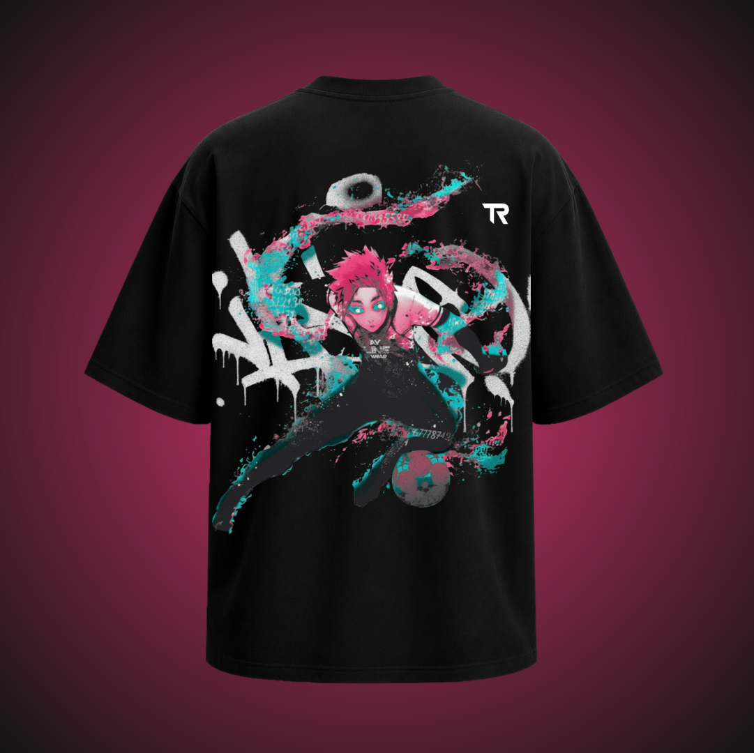 Thread Master – Blue Lock Sae Oversized Anime Tee