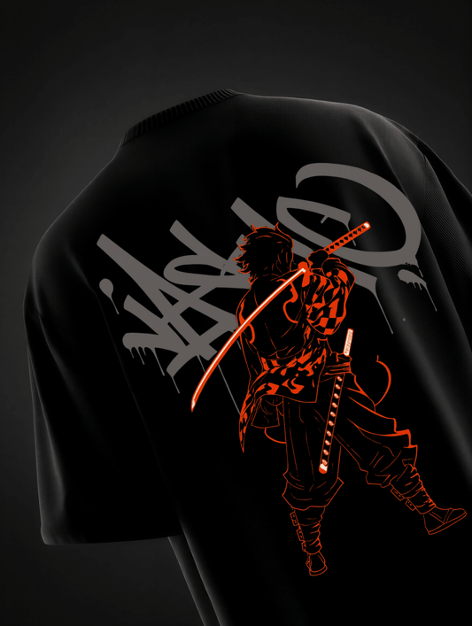 Breath of the Sun Oversized Tee - TAKURAI