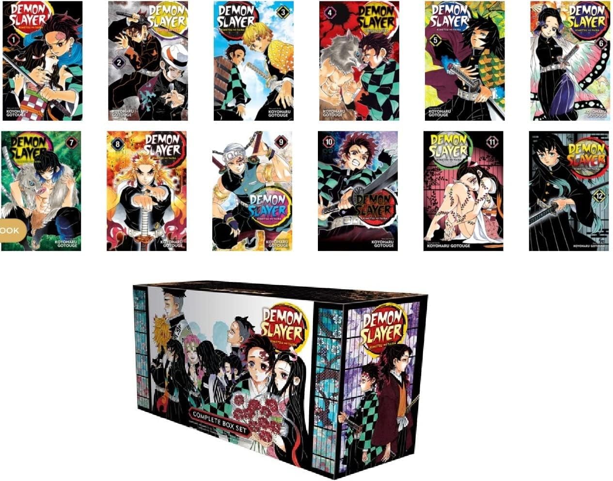 Demon Slayer: Kimetsu no Yaiba Vol 1-23 Comics Complete Manga Full/Loose Set by Eichiro Oda Rare Excellent Condition 🎁 Freebie: A free Manga Wall Poster - TAKURAI