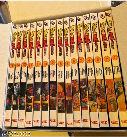Dragon Ball Super Manga Box Set: Volumes 1–15 🎁 Freebie: A free Manga Wall Poster - TAKURAI