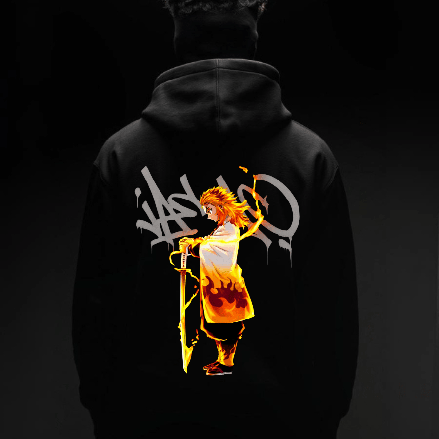 Flame Breathing Hoodie - TAKURAI