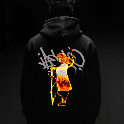 Flame Breathing Hoodie - TAKURAI