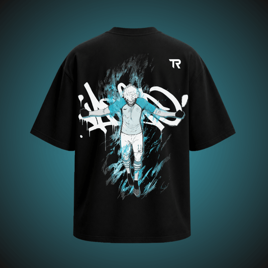 Flow State – Blue Lock Nagi Oversized Anime T-Shirt - TAKURAI
