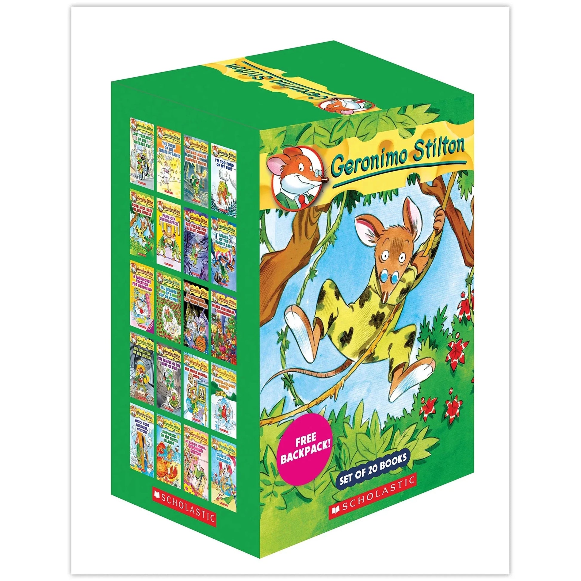 Geronimo Stilton (Set of 20 Books) (English, Boxset, Geronimo Stilton) ISBN: 9782019112509 - TAKURAI