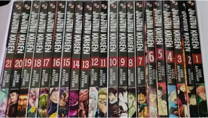 Jujutsu Kaisen Manga Box Set (Volume 1-21) (Paperback, Akutami Gege) - TAKURAI