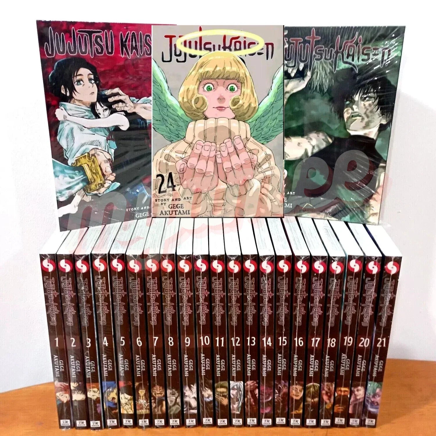 Jujutsu Kaisen Manga (Vol. 0-25) English Full/Loose Set JJK Sorcery Comic Series by Gege Akutami 🎁 Bonus: Free Manga-Themed Wall Poster - TAKURAI