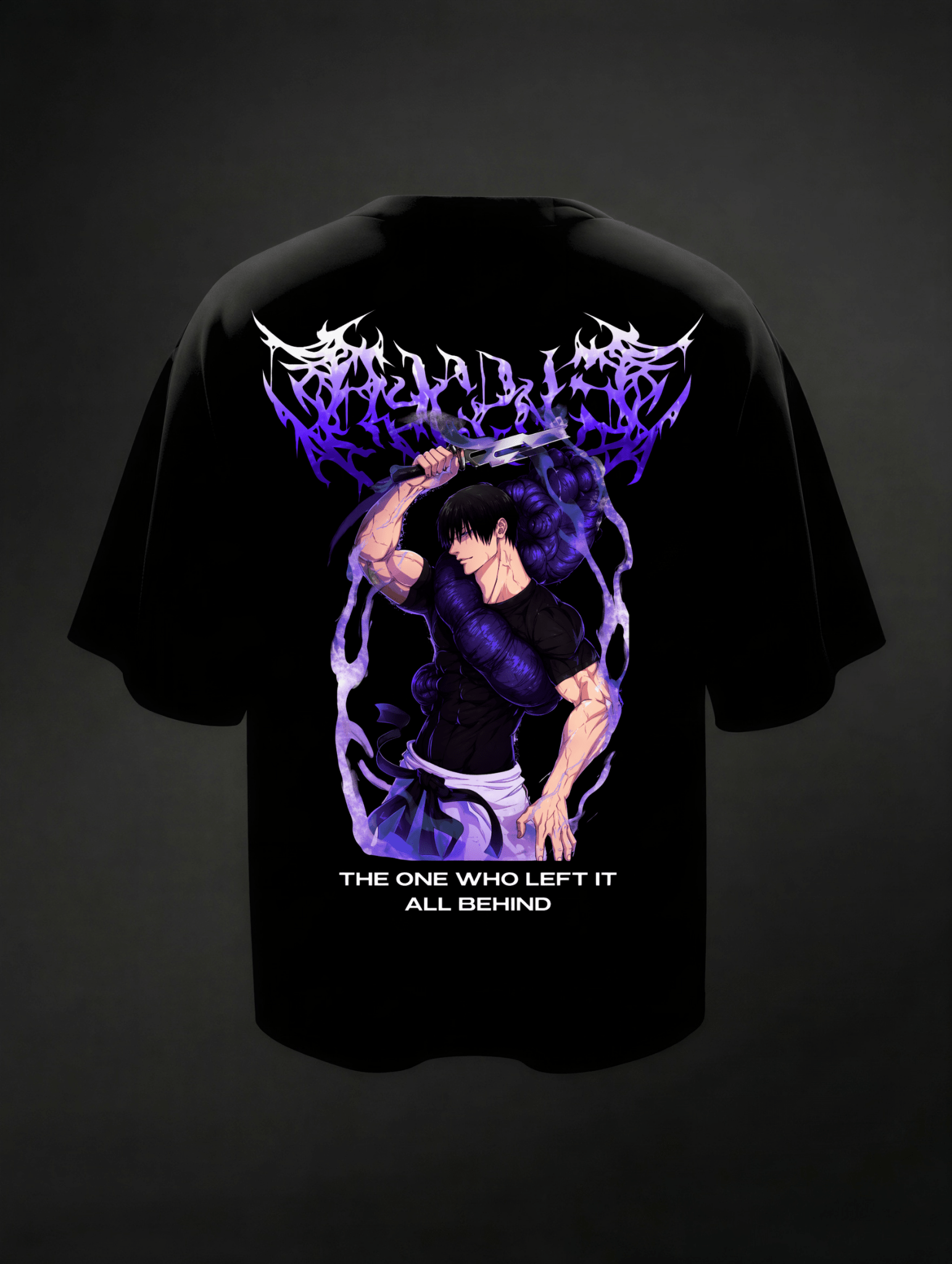 Jujutsu Kaisen : Toji Oversized T-Shirt | Left It All Behind - TAKURAI
