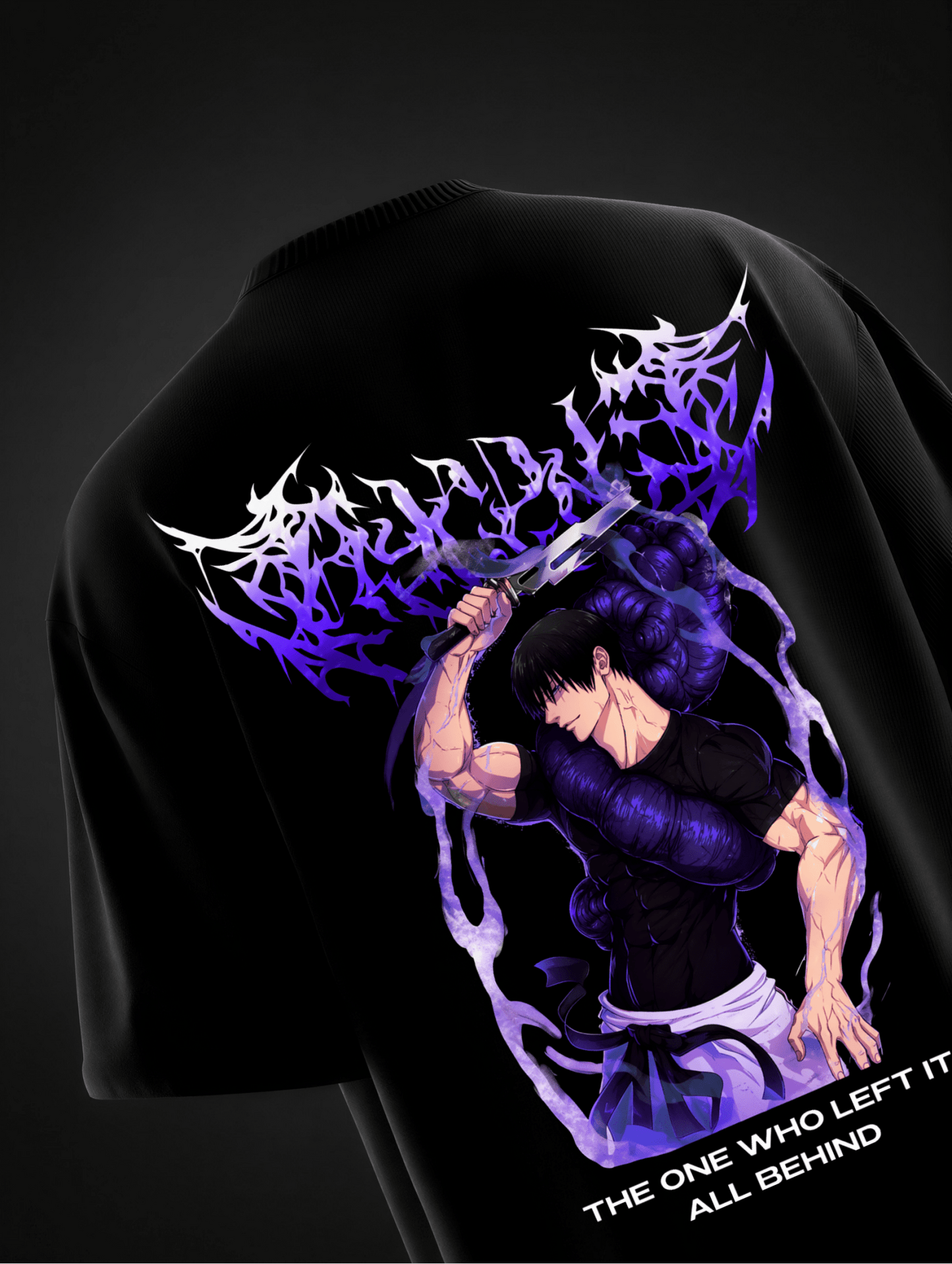 Jujutsu Kaisen : Toji Oversized T-Shirt | Left It All Behind - TAKURAI