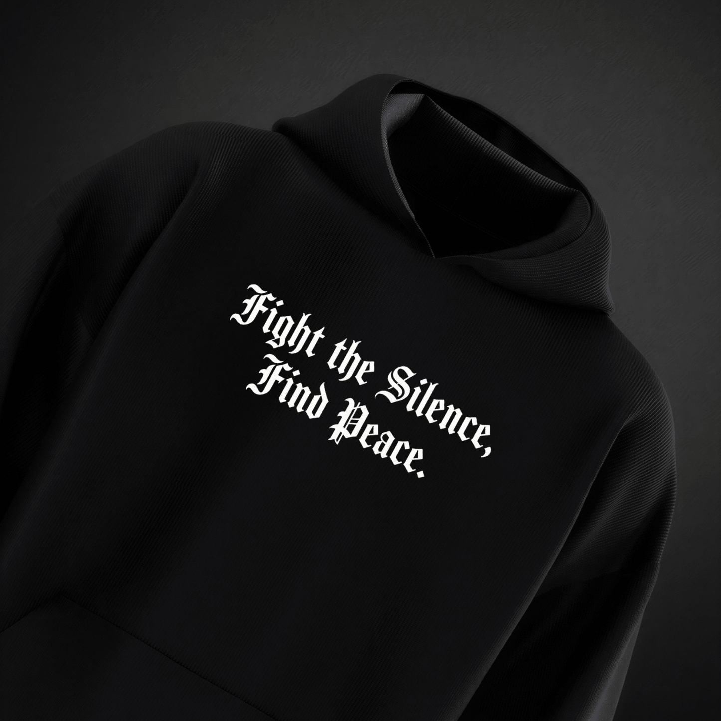 KENSEI BLACK HOODIE - TAKURAI
