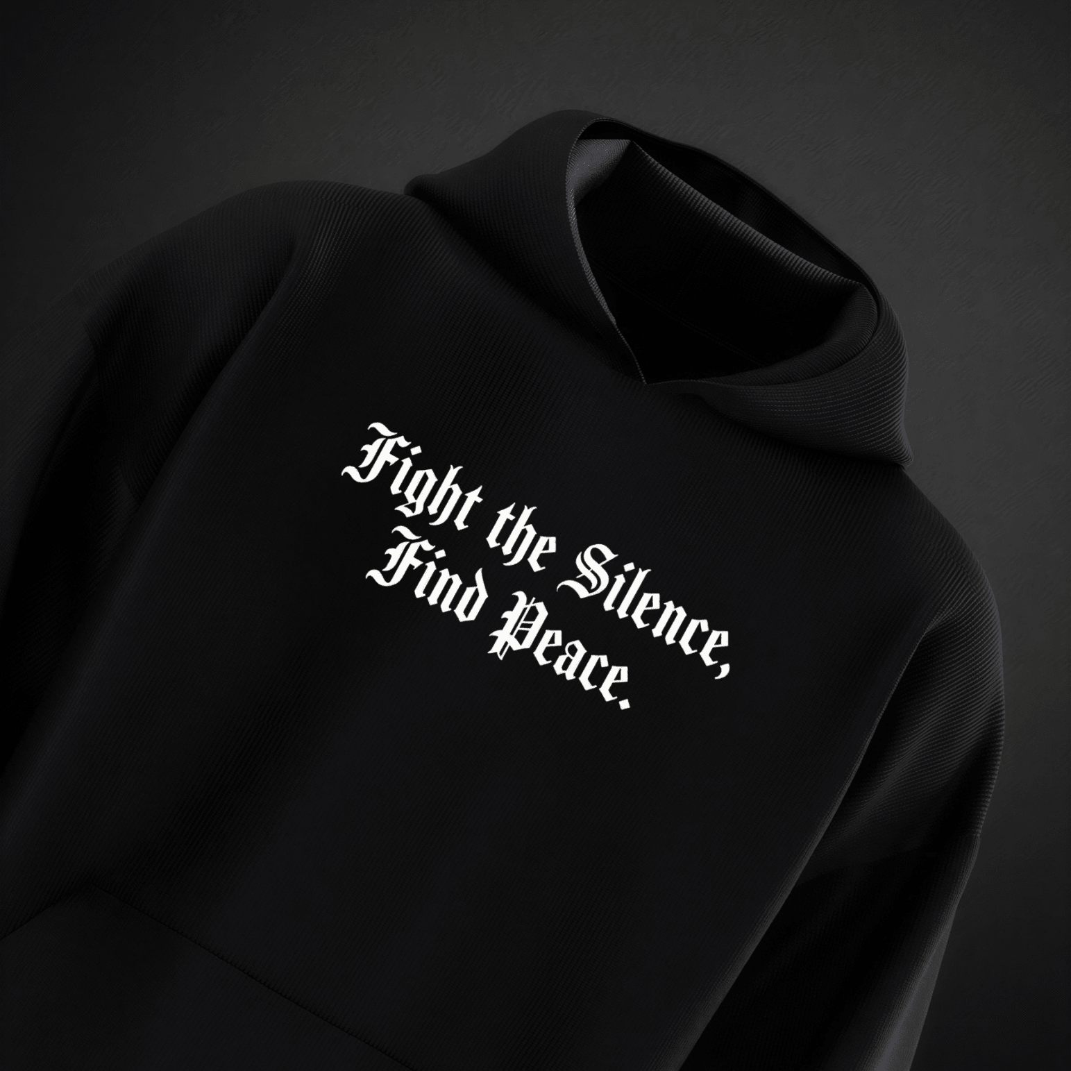 KENSEI BLACK HOODIE - TAKURAI