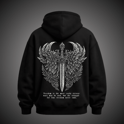 KENSEI BLACK HOODIE - TAKURAI