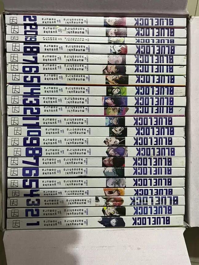 Manga Blue Lock Books Set Vol.1-21 (Blue Lock Books set: Volume 1-21) by Muneyuki Kaneshiro (Author), Yusuke Nomura (Illustrator) - TAKURAI