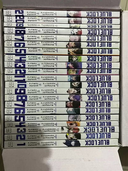 Manga Blue Lock Books Set Vol.1-21 (Blue Lock Books set: Volume 1-21) by Muneyuki Kaneshiro (Author), Yusuke Nomura (Illustrator) - TAKURAI
