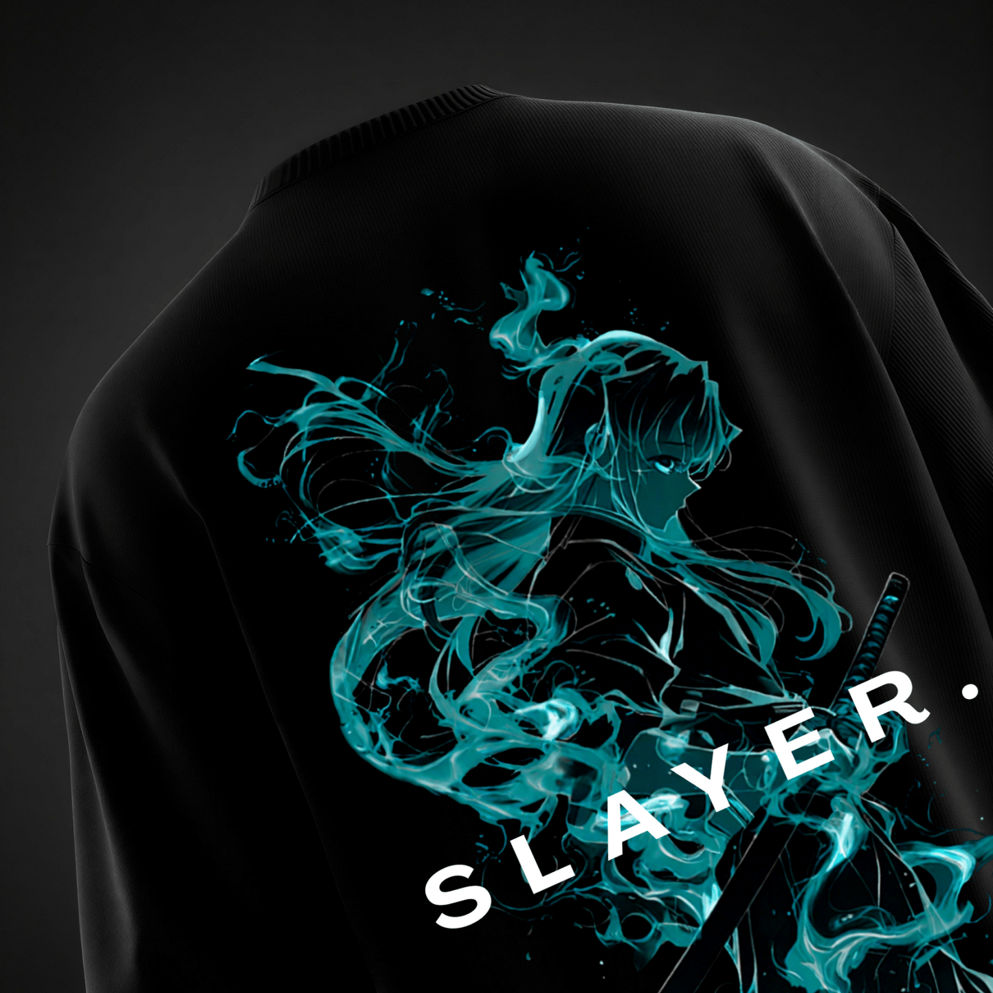 Mist Breathing Oversized Tee - TAKURAI