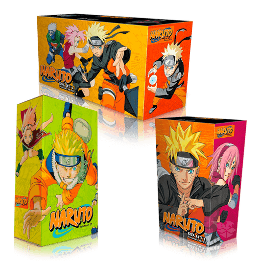 Naruto Complete Manga Box Sets 1, 2, & 3 by Masashi Kishimoto - TAKURAI