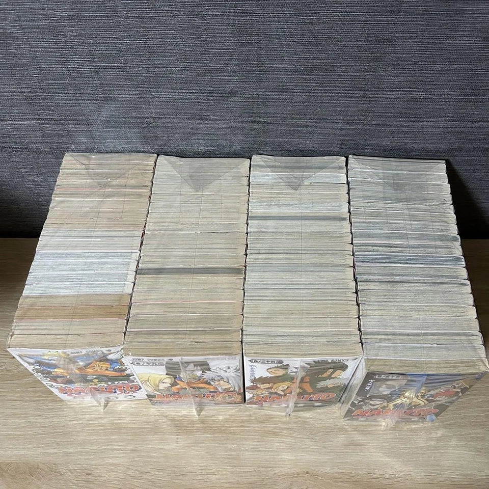 Naruto Complete Set Volumes 1-72 Comic Book Full/Loose Set 🎁 Freebie: A free Manga Wall Poster - TAKURAI