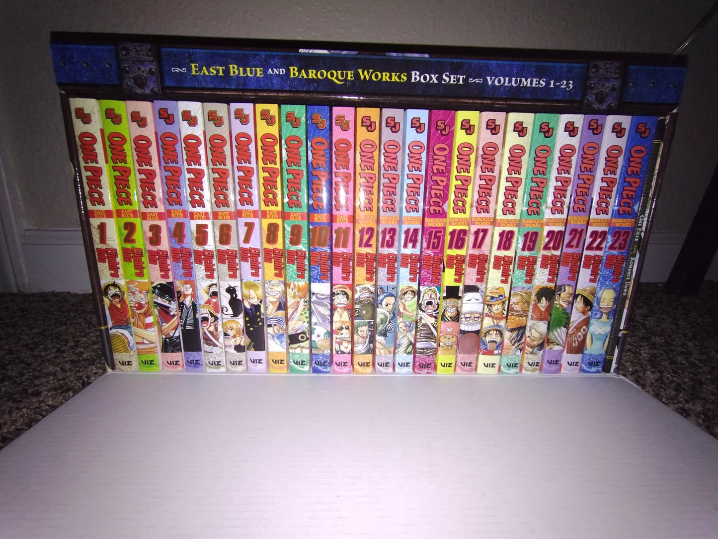 One Piece Box Set: East Blue and Baroque Works, Volumes 1-23 (One Piece Box Sets) NEW - TAKURAI
