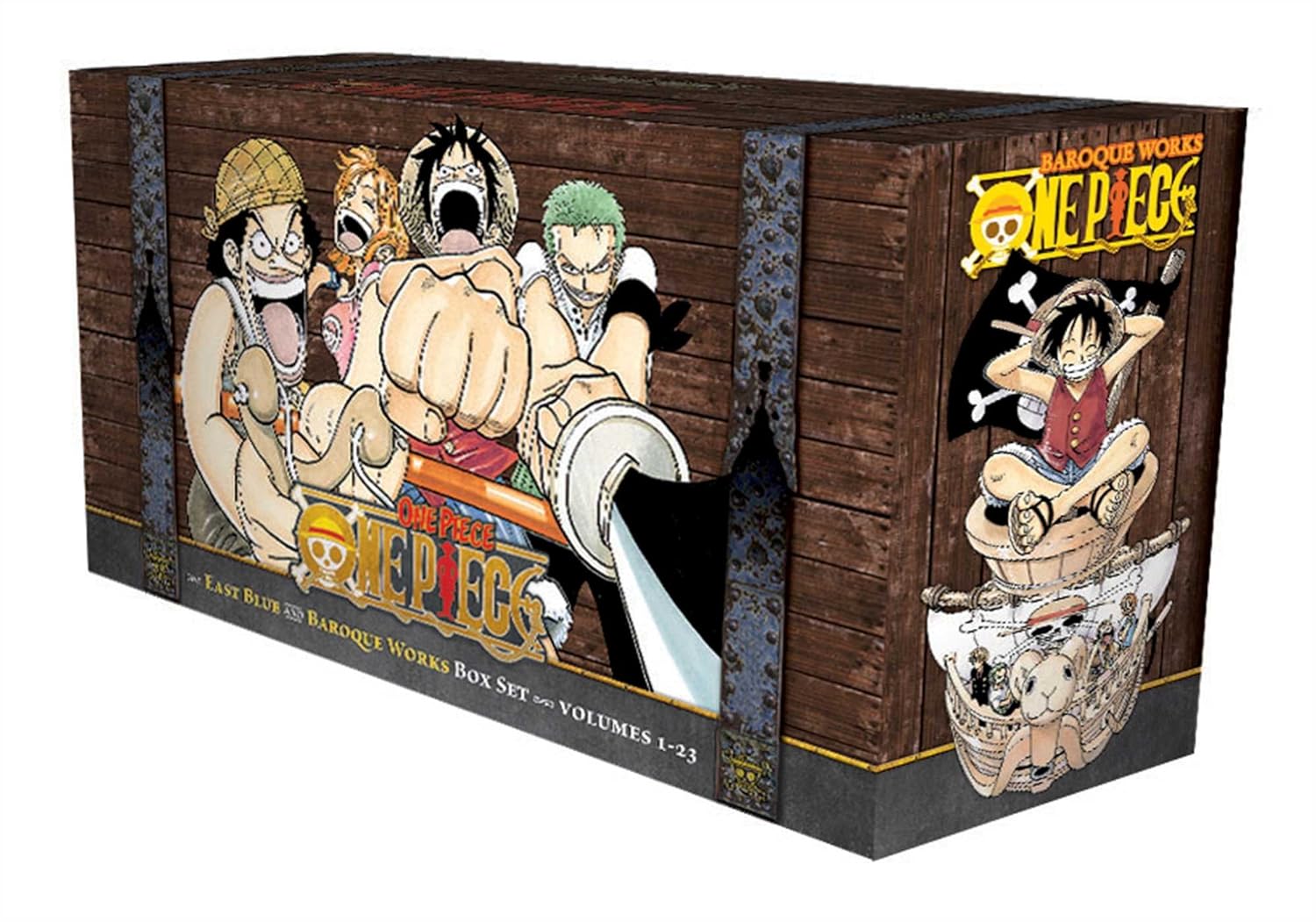 One Piece Box Set: East Blue and Baroque Works, Volumes 1-23 (One Piece Box Sets) NEW - TAKURAI