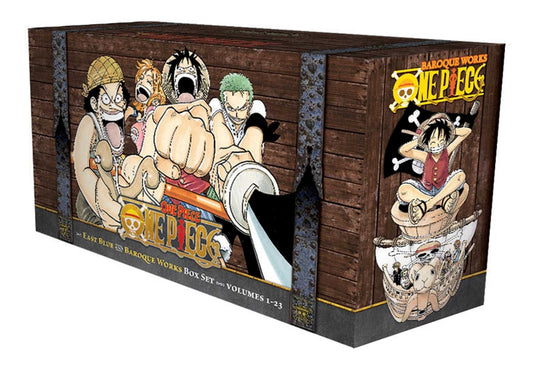 One Piece Box Set: East Blue and Baroque Works, Volumes 1-23 (One Piece Box Sets) NEW - TAKURAI