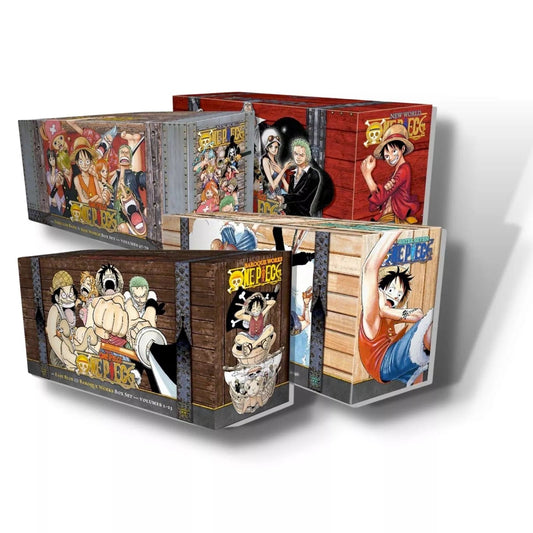 One Piece Manga Box Set Collection: Volumes 1–90 (Box Sets 1–4) 🎁 Freebie: A free Manga Wall Poster - TAKURAI
