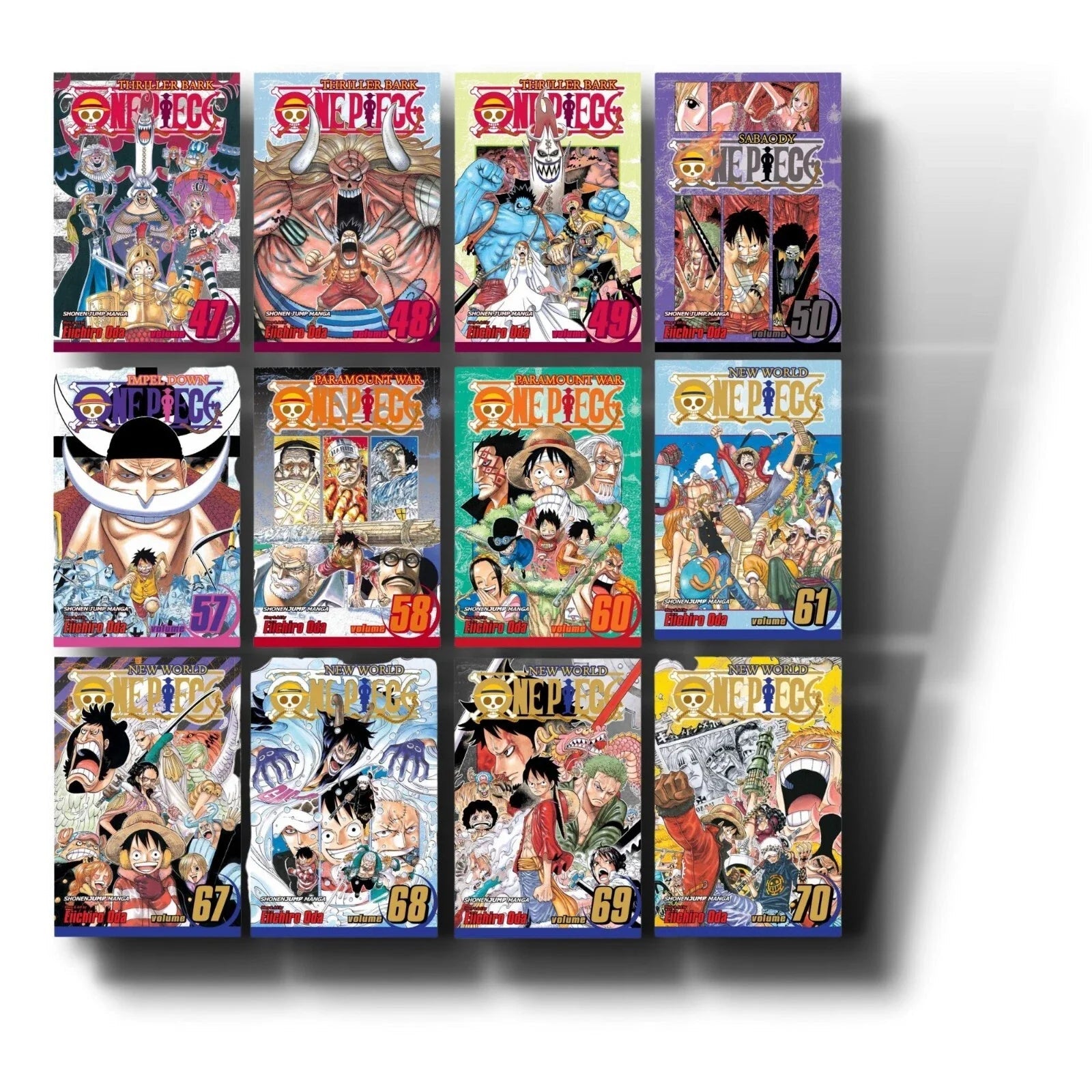 One Piece Manga Set (Volumes 47–70) Set 3— Thriller Bark to Punk Hazard Saga Full/Loose Set 🎁 Freebie: A free Manga Wall Poster - TAKURAI