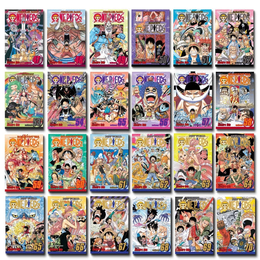 One Piece Manga Set (Volumes 47–70) Set 3— Thriller Bark to Punk Hazard Saga Full/Loose Set 🎁 Freebie: A free Manga Wall Poster - TAKURAI