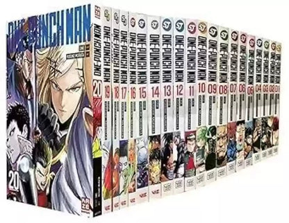 One-Punch Man Box Set (Volume 1-21) (Paperback, Yusuke Murata) ISBN: 9789124023164 - TAKURAI