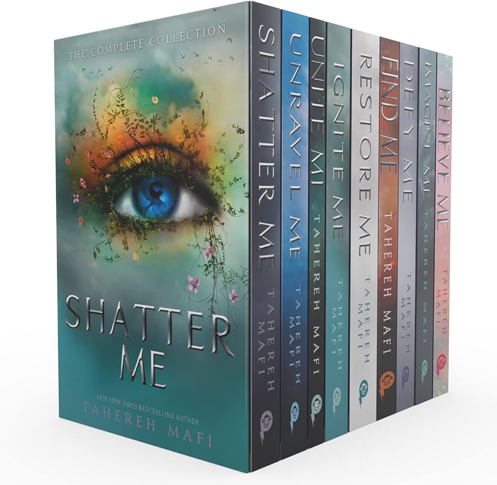 Shatter Me: The Complete 9-Book Box Set by Tahereh Mafi | Dystopian YA Romance Thriller (Paperback) - TAKURAI
