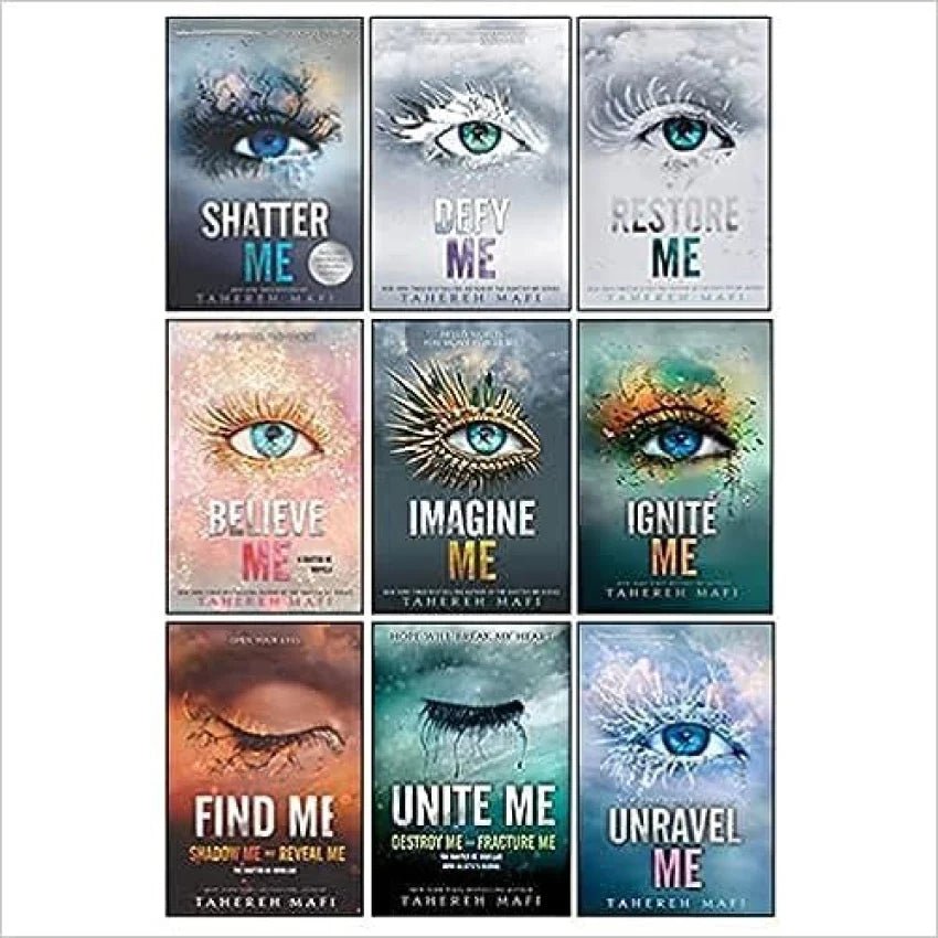Shatter Me: The Complete 9-Book Box Set by Tahereh Mafi | Dystopian YA Romance Thriller (Paperback) - TAKURAI