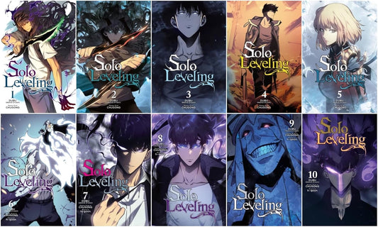 Solo Leveling Manga Series, Vol 1-10, Collection Books Full/Loose B/W Set by Chugong - TAKURAI
