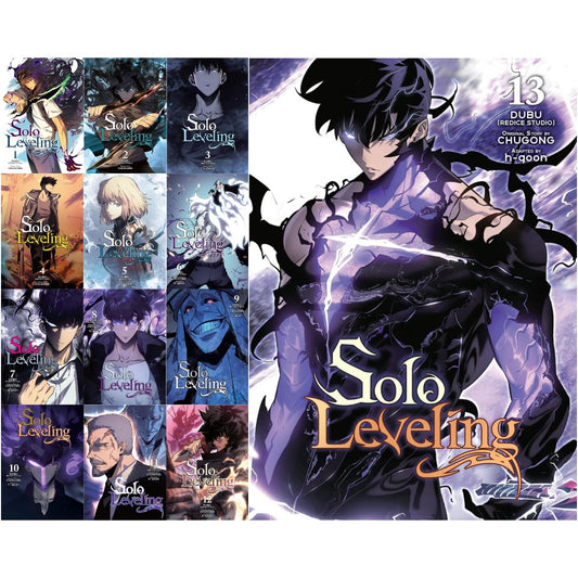Solo Leveling Volumes 1-13 | Complete Manga Series Set by Chugong | 13 Book Collection FULL COLOR - TAKURAI