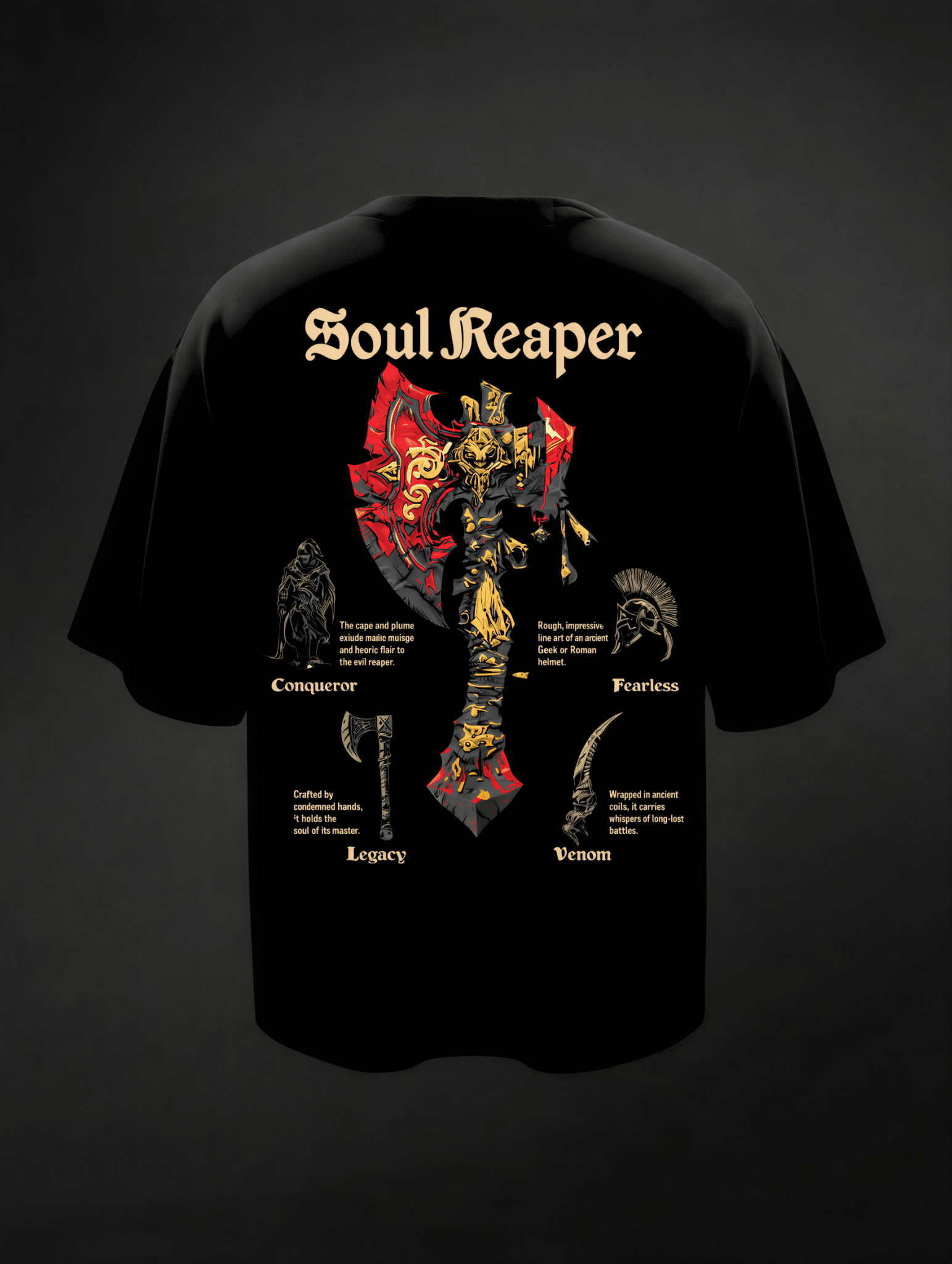 SOUL REAPER OVERSIZED TEE - TAKURAI