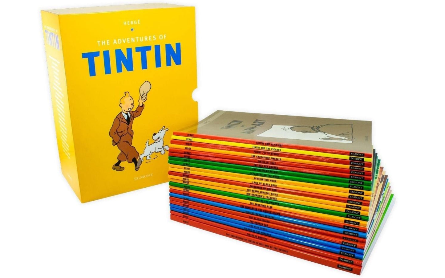 The Adventures Of Tintin Paperback Box Set 23 Book Titles Set Collection Herge ISBN: 9781405294577 - TAKURAI
