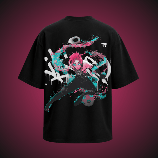 Thread Master – Blue Lock Sae Oversized Anime Tee - TAKURAI