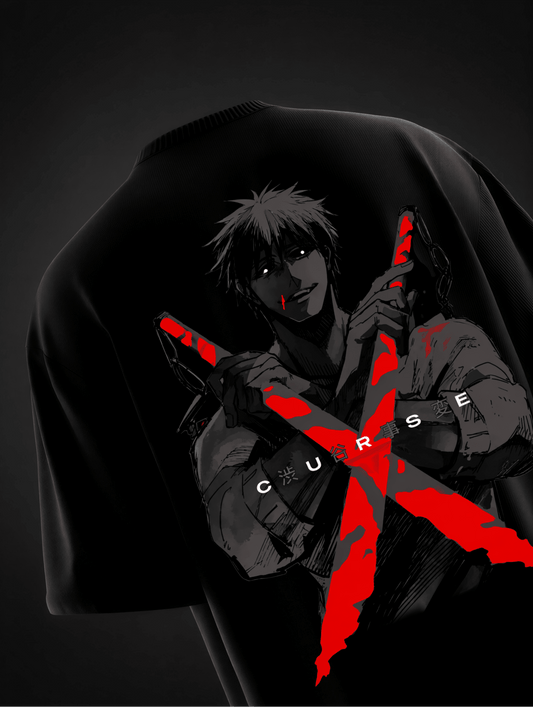Toji Behind Oversized Tee - TAKURAI