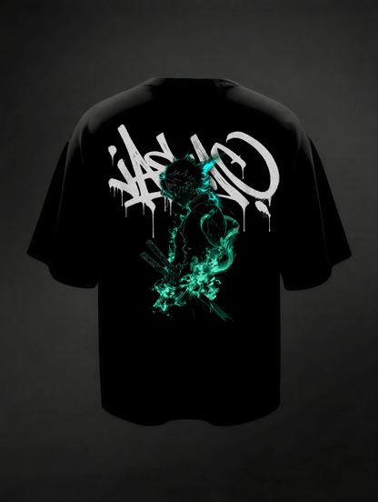 Wind Breathing Oversized Tee - TAKURAI